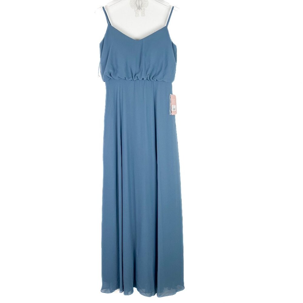 NWT Birdy Grey Gwennie Dress Chiffon Twilight Bridesmaid Size Small S NEW - Picture 2 of 16